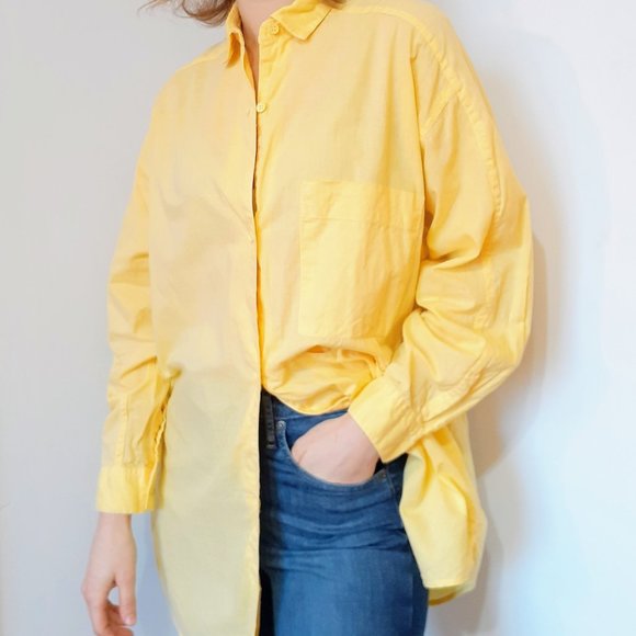 Oversize yellow shirt - Picture 3 of 5